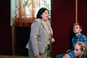 Директор музею Марія Магунь виголошує вступне слово