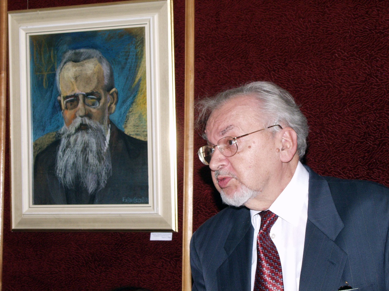 Любомир Винар (в часі відзначення 140-річчя від дня народження Михайла Грушевського). Львів, 2006 р.