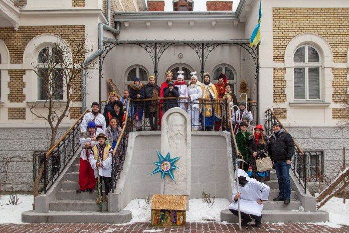 Вертеп Львівської дитячої залізниці в Державному меморіальному музеї Михайла Грушевського у Львові