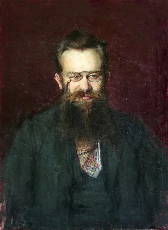 Іван Труш. Портрет професора Михайла Грушевського. 1900 р. Полотно, олія.